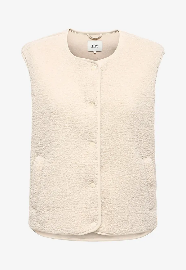 JDY - Teddyväst Jdysimina Teddy - Beige