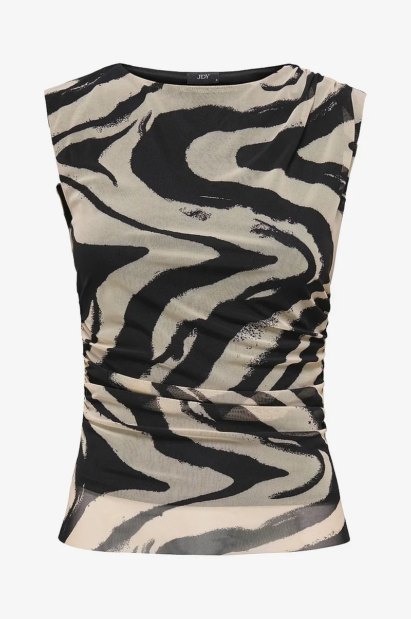 JDY - Topp jdyElsa S/L O Neck - Svart