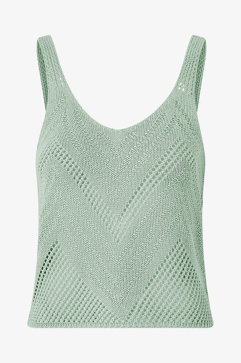 JDY - Topp jdySun Tank Top Knt - Grön