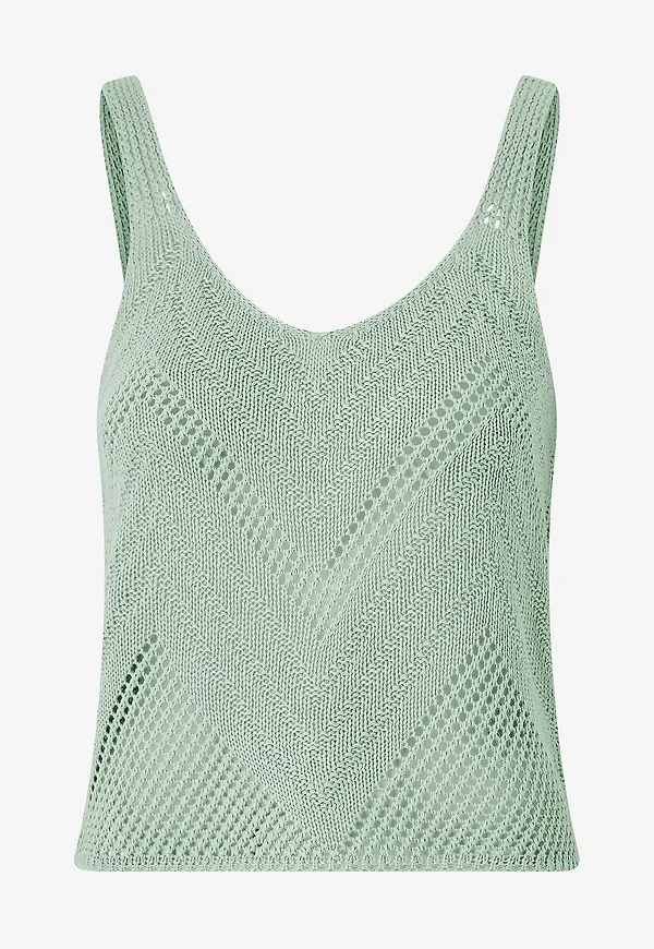 JDY - Topp jdySun Tank Top Knt - Grön