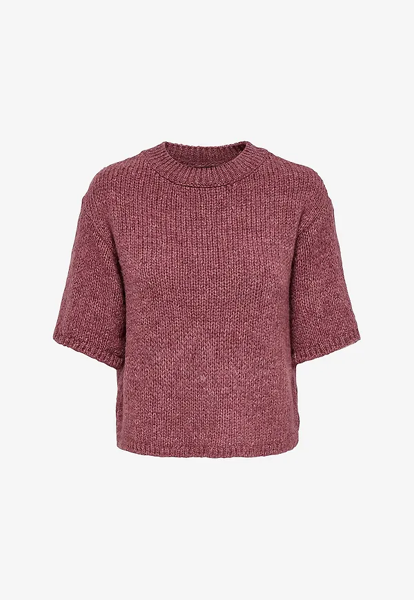 JDY - Tröja Jdylinea S/S Pull O-Neck Knt - Lila