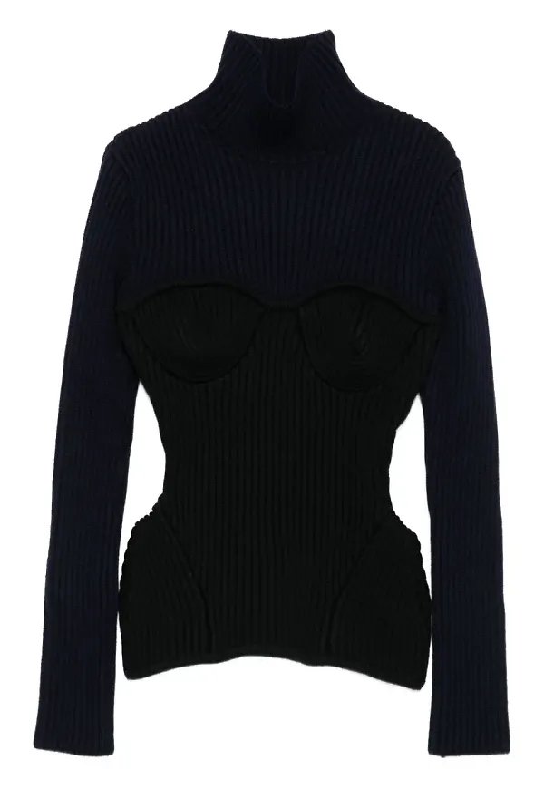 Jean Paul Gaultier topp - Svart