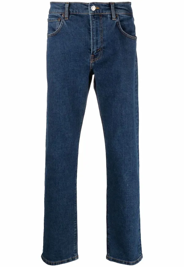 Jeanerica straight-jeans - Blå