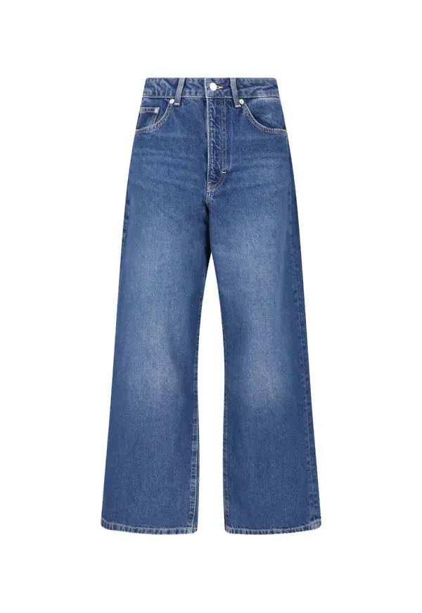 Jeanerica wide leg-jeans - Blå