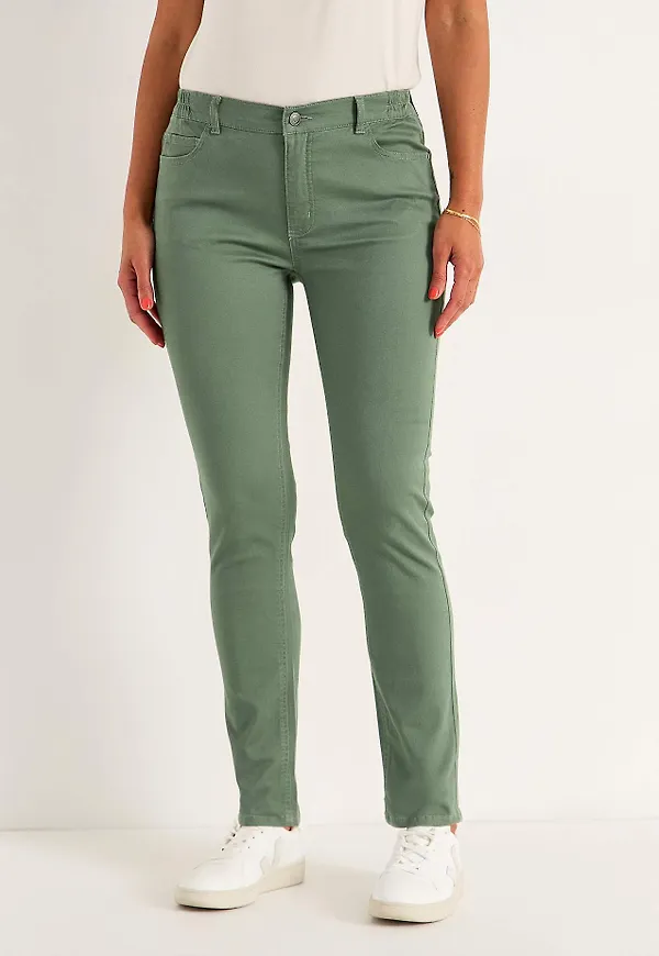 Jeans med resårmidja