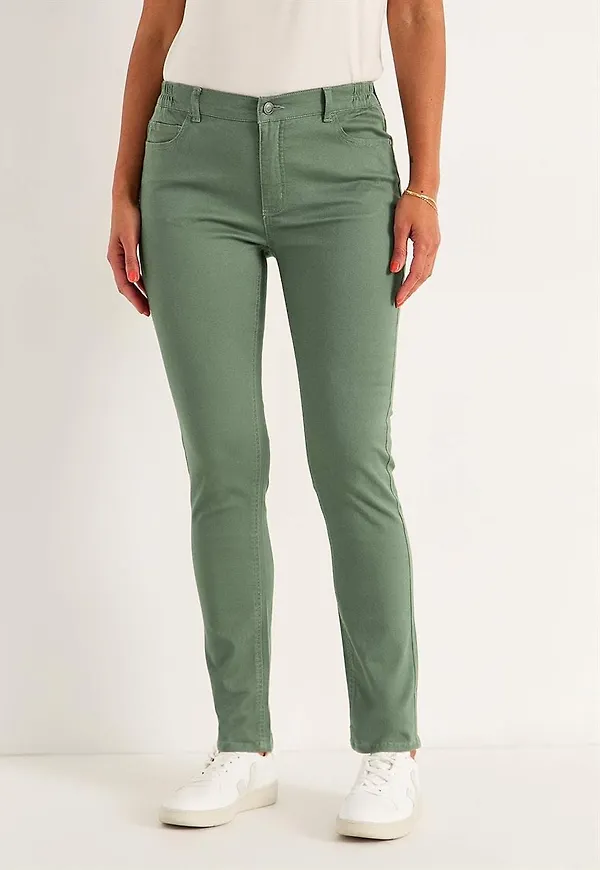 Jeans med resårmidja