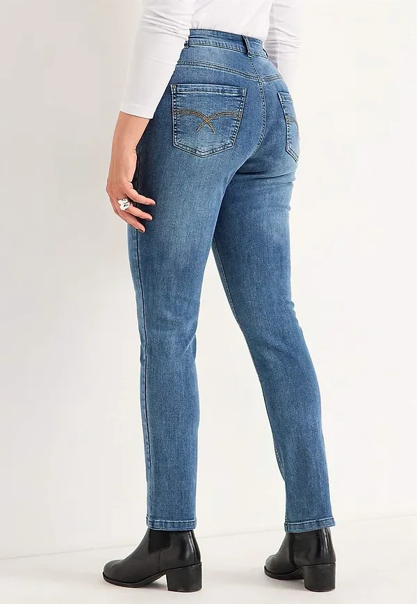 Jeans med resår i sidorna - två längder Elsa
