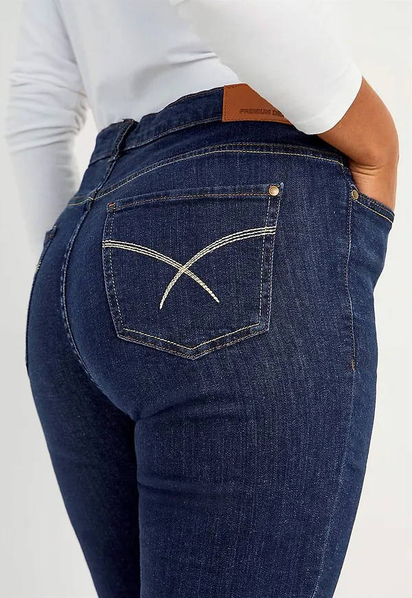 Jeans med resår i sidorna Elsa
