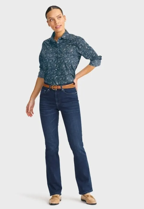 Jeans Nora Bootcut Mörk