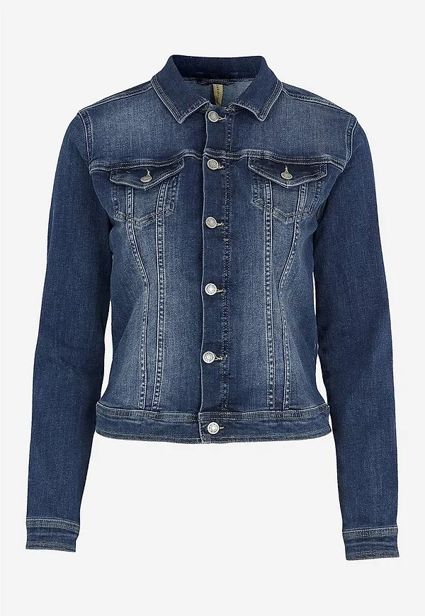 Figursydd jeansjacka