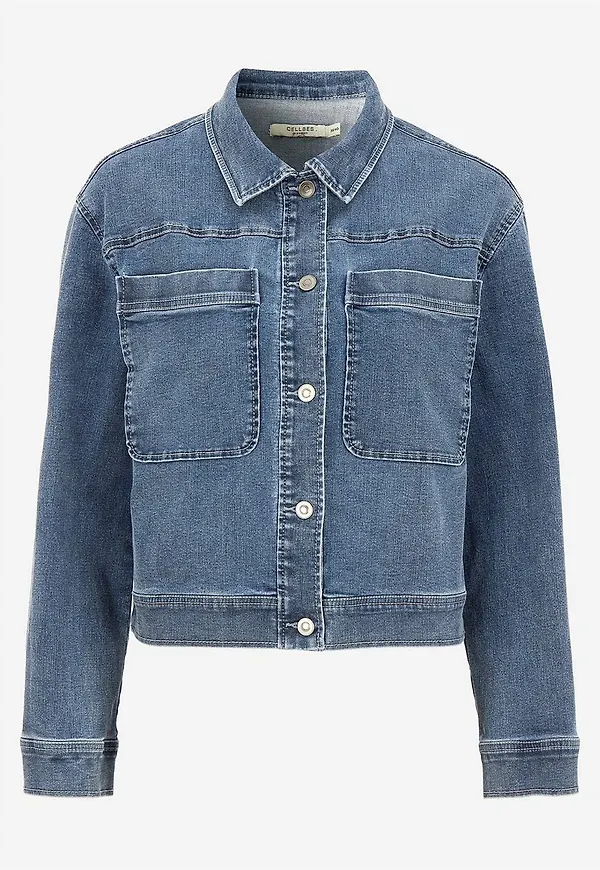 Jeansjacka med stretch