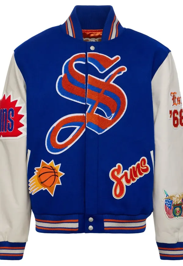 Jeff Hamilton x Phoenix Suns bomberjacka - Blå