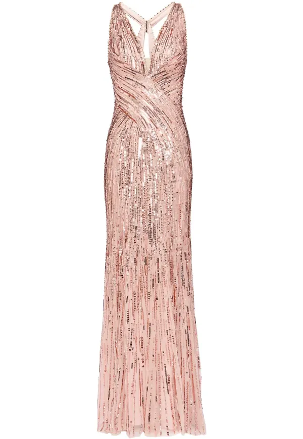 Jenny Packham Luxor klänning - Rosa