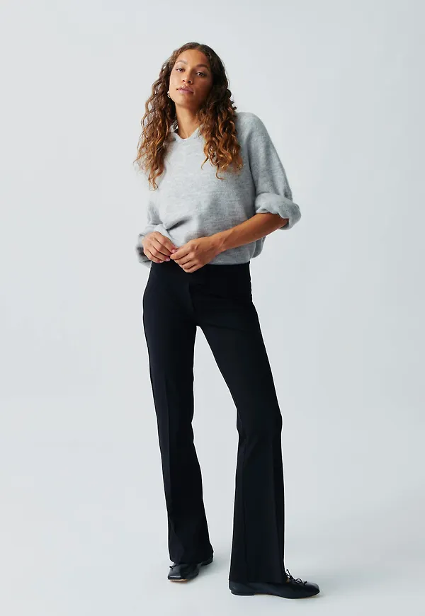 Jersey tailored trousers