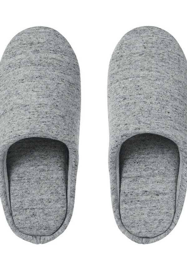 Jerseyflätade Cushion Tofflor - Randiga