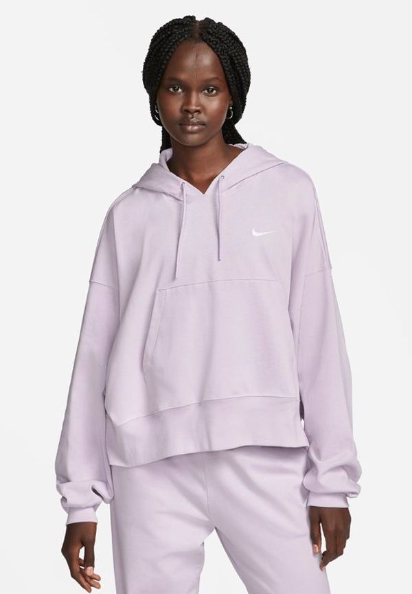 Jerseyhuvtröja i oversize-modell Nike Sportswear för kvinnor - Lila