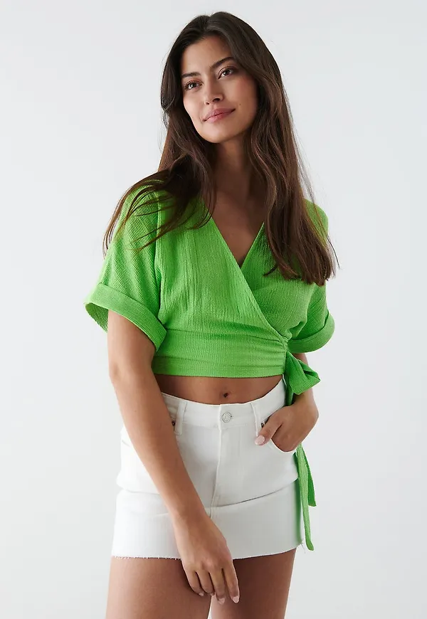 Jesse wrap top