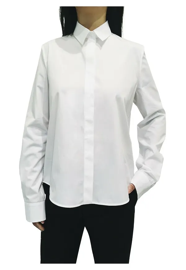Jil Sander - Skjortor - Vit - Dam - Storlek: Xl,L,M