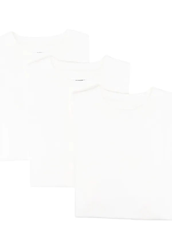 Jil Sander 3-pack t-shirts - Vit