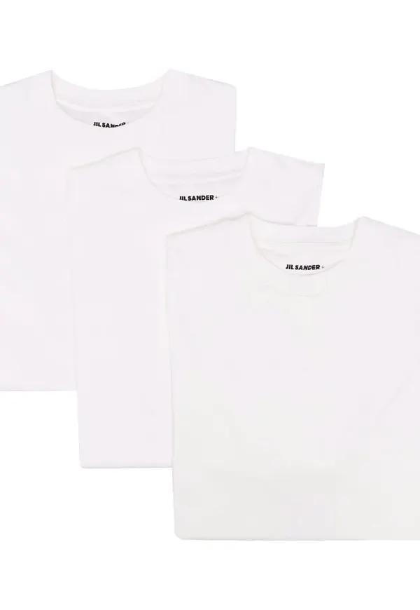 Jil Sander 3-pack t-shirts - Vit