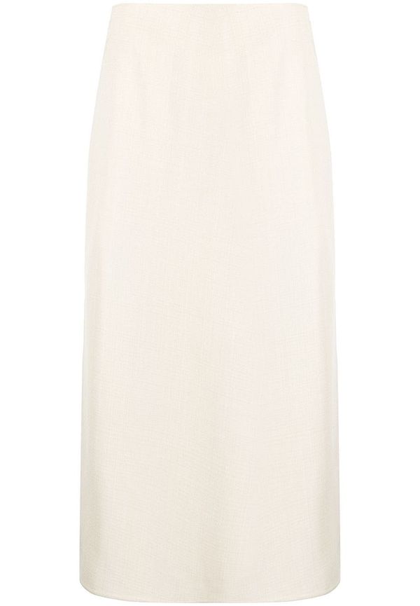 Jil Sander A-linjekjol med hög midja - Neutral