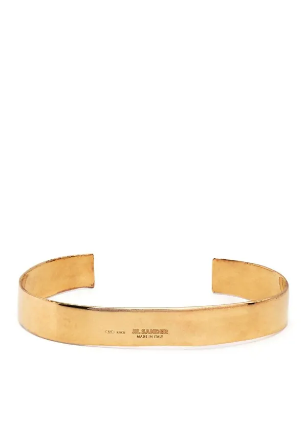 Jil Sander armband i sterlingsilver - Guldfärgad
