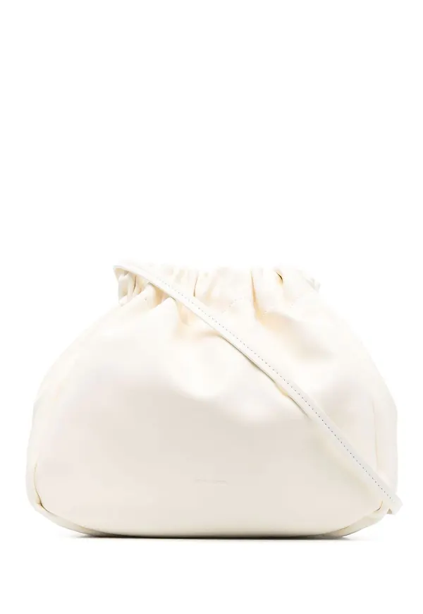 Jil Sander axelväska med dragsko - Neutral