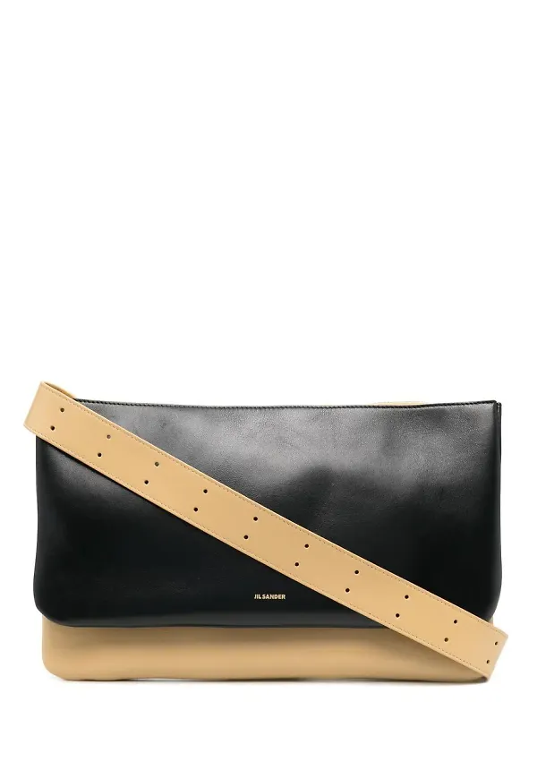 Jil Sander axelväska med färgblock - Neutral