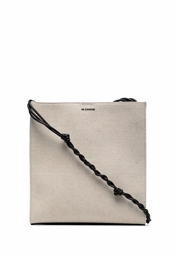 Jil Sander axelväska med vinklad rem - Neutral