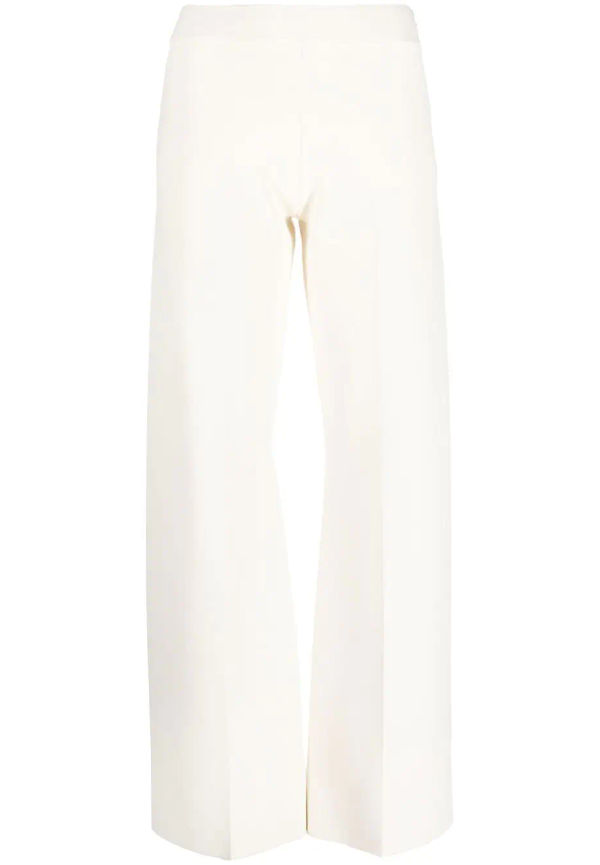 Jil Sander byxor med hög midja - Vit