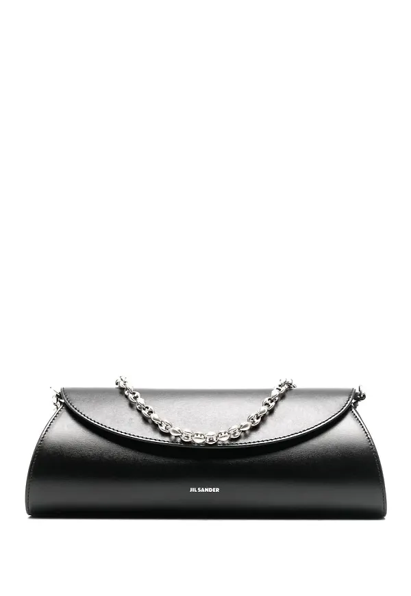 Jil Sander Cannolo axelväska - Svart
