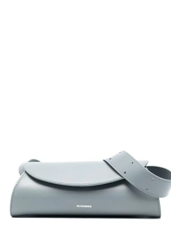Jil Sander Canollo liten axelväska - Blå