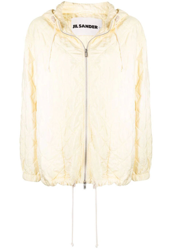 Jil Sander diamantquiltad jacka - Gul