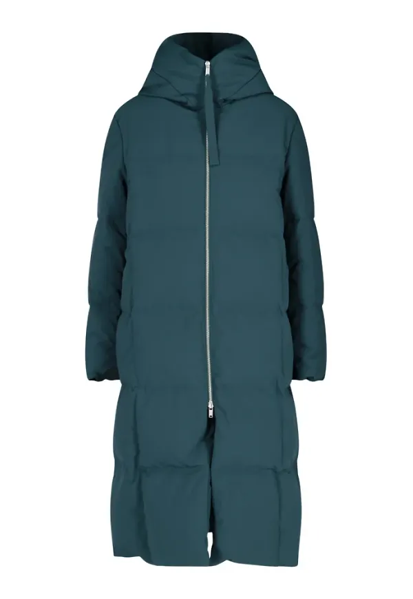 Jil Sander Dun Kappa Grön, Dam