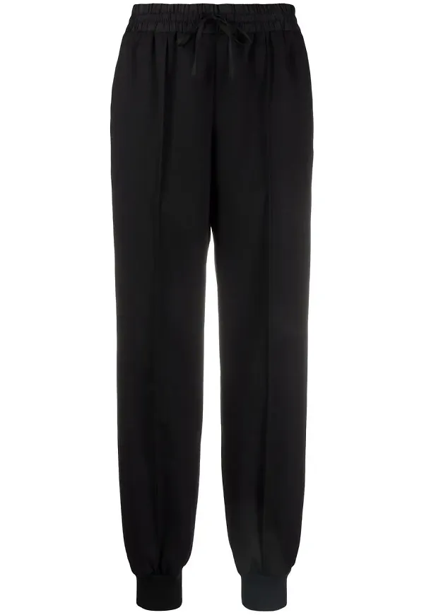 Jil Sander elastiska byxor - Svart