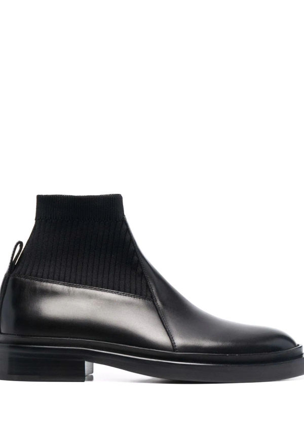 Jil Sander elastiska stövletter - Svart