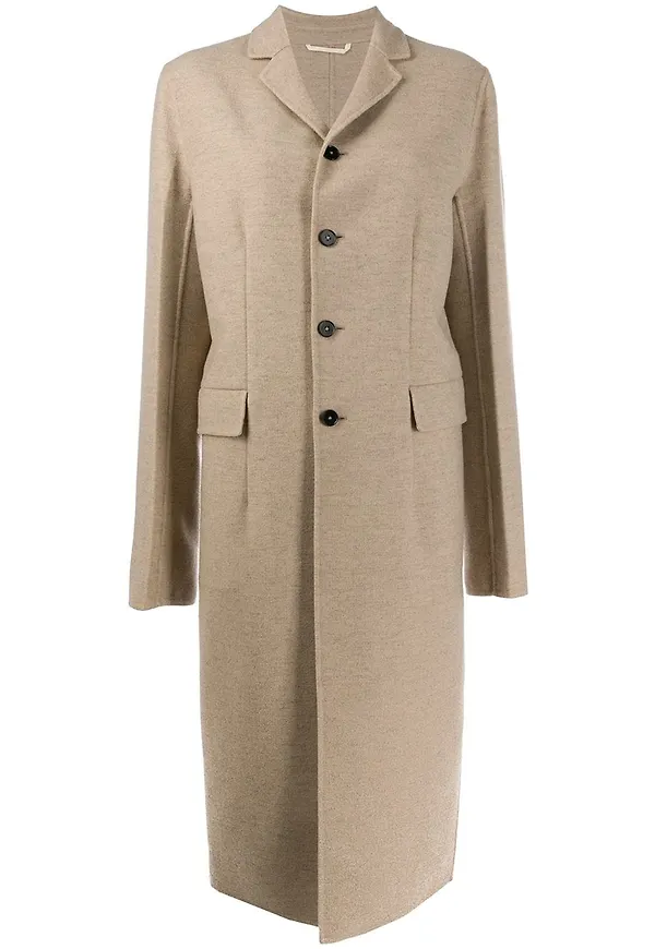 Jil Sander enkelknäppt rock - Neutral