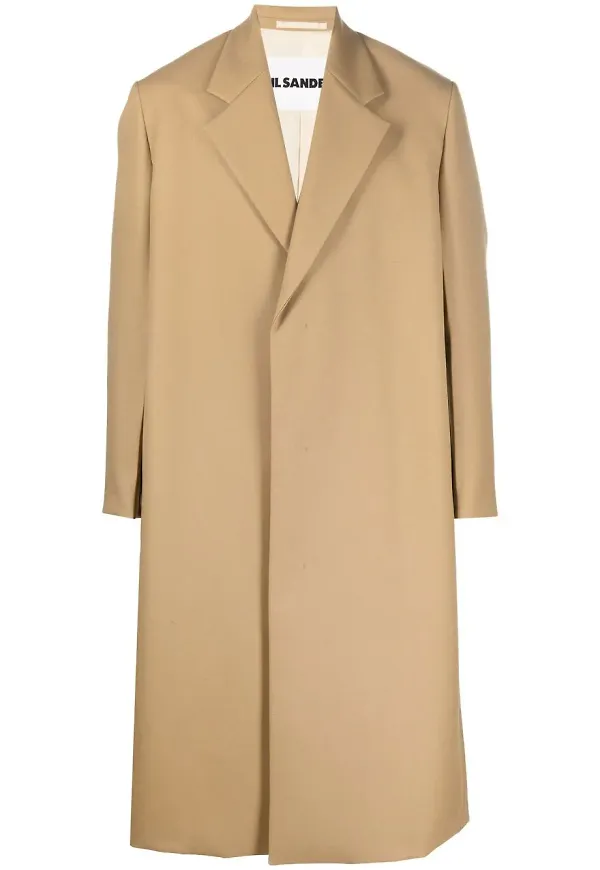 Jil Sander enkelknäppt rock - Neutral