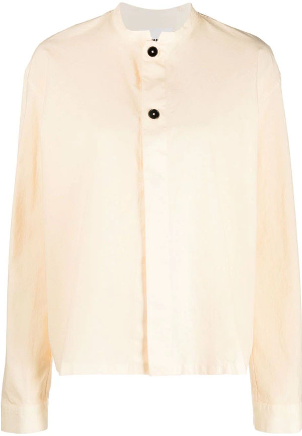 Jil Sander figursydd skjorta - Gul