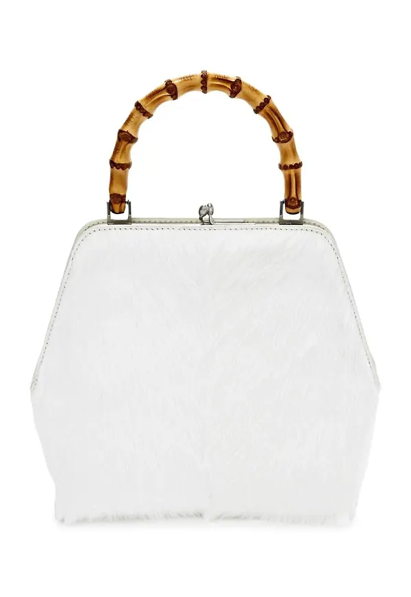Jil Sander Goji Bamboo läderväska - Neutral