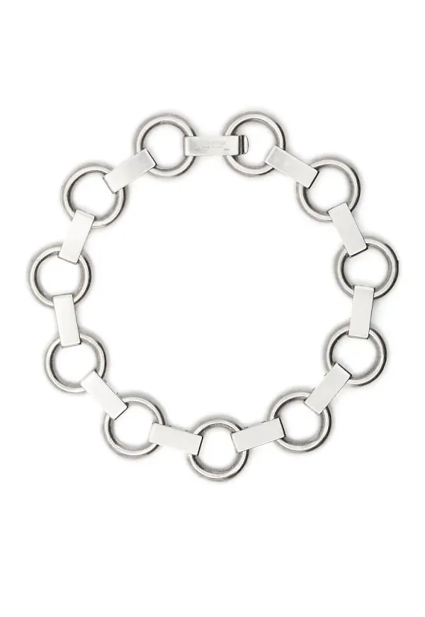 Jil Sander handgjort silverarmband - Silverfärgad