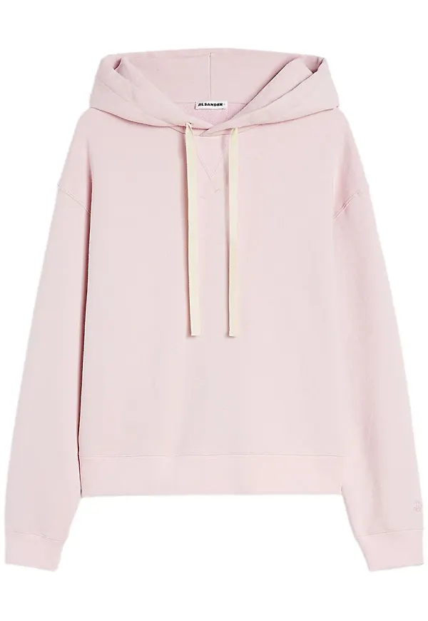 JIL SANDER+ hoodie i frotté - Rosa