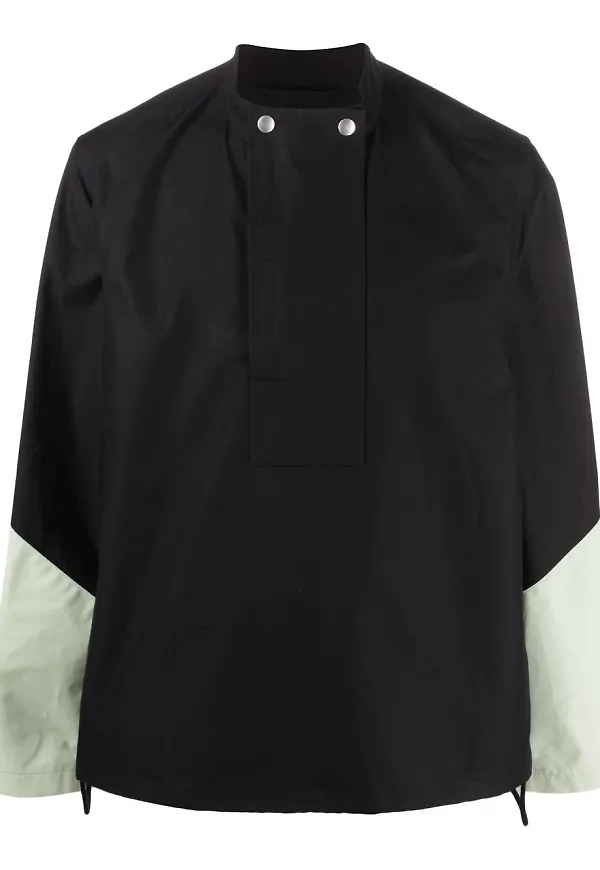 Jil Sander jacka med färgblock - Svart