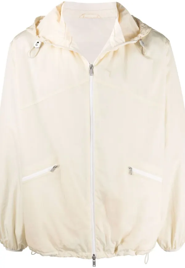 Jil Sander jacka med huva - Neutral