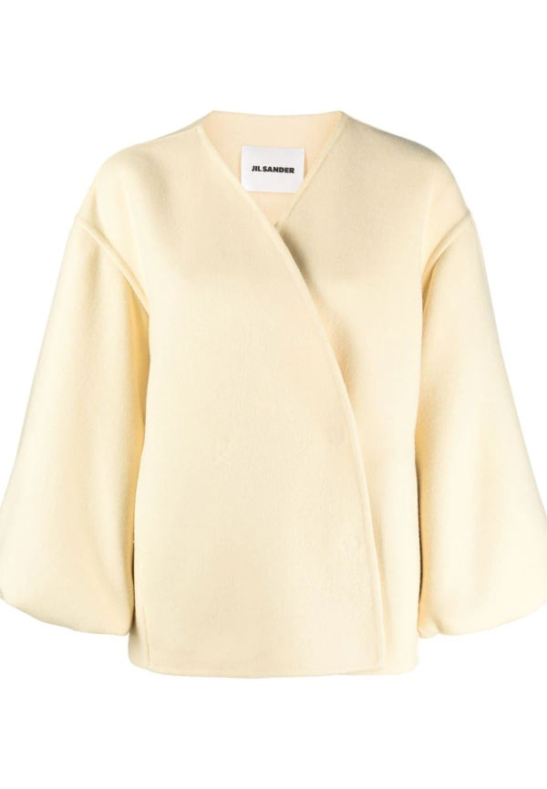 Jil Sander jacka med klockärm - Gul
