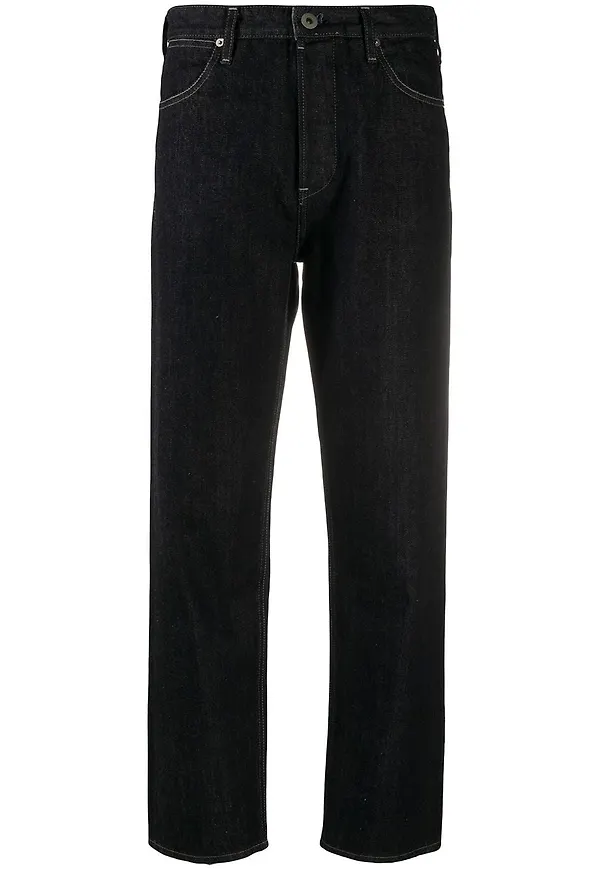 Jil Sander jeans med raka ben - Svart