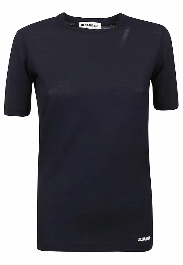 Jil Sander Jppu707510Wu248308402 T-Shirt Blå, Dam