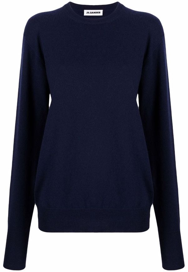 Jil Sander kashmirtröja - Blå