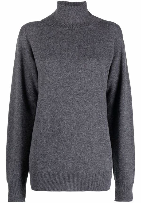 Jil Sander kashmirtröja med rullkrage - Grå
