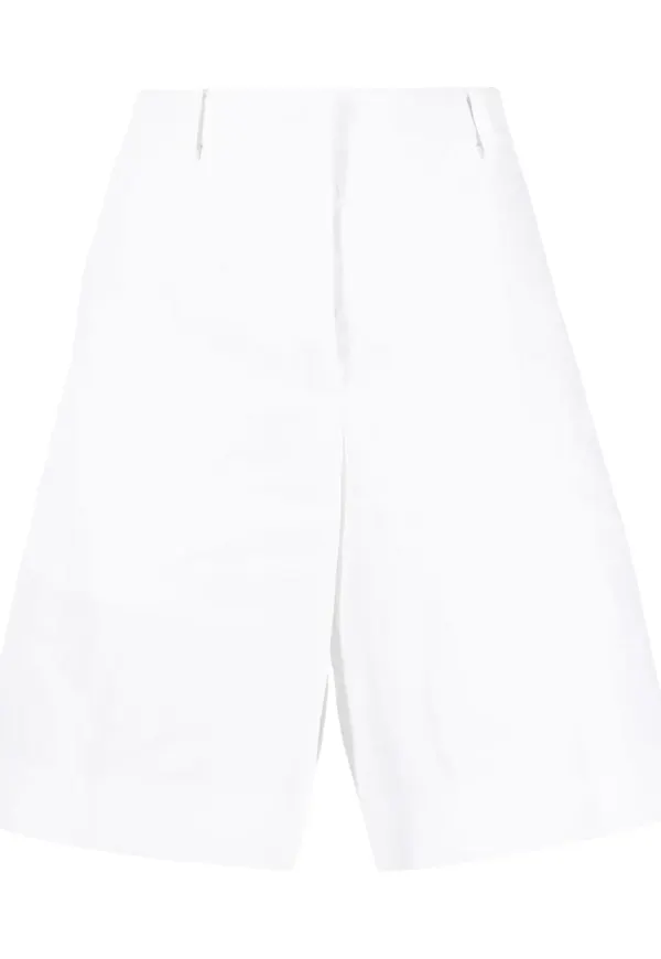 Jil Sander knälånga finshorts - Vit